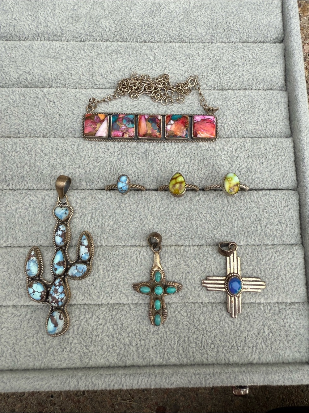 Turquoise Jewelry Lot